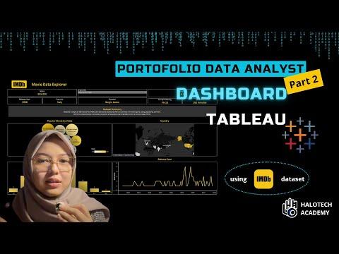 Dashboard Tableau Menggunakan Data IMDB | Portofolio Data Analyst | Part 2